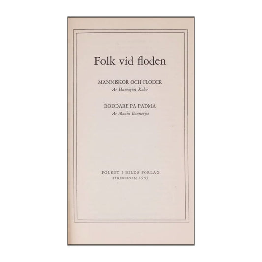 Folk Vid Floden