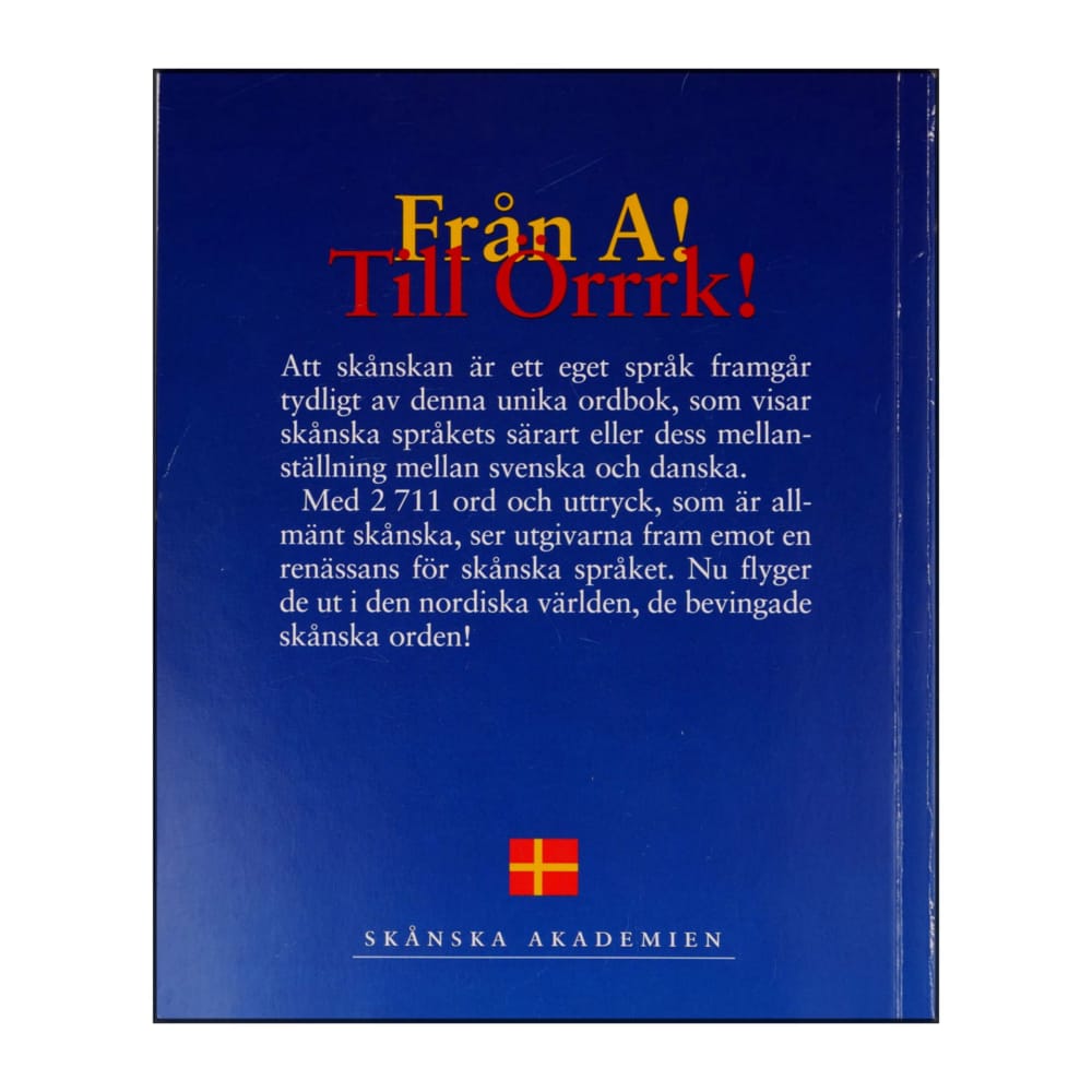 Helmer Lång & Sten-Bertil Vide: Skånsk Ordbok