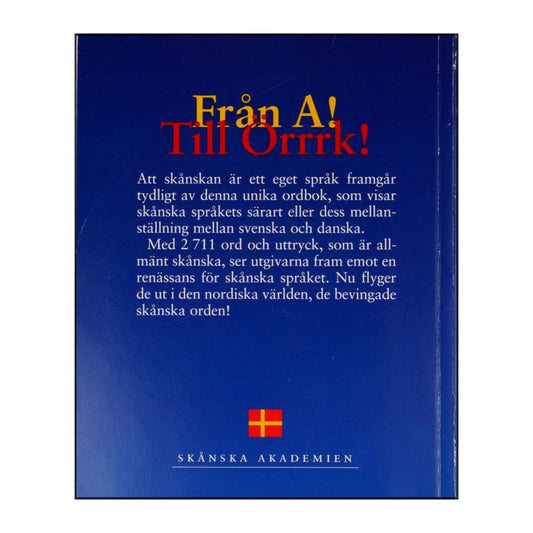 Helmer Lång & Sten-Bertil Vide: Skånsk Ordbok