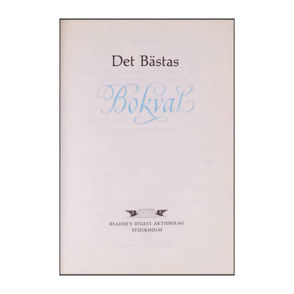 Det Bästas Bokval