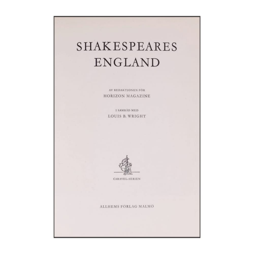 Shakespeares England