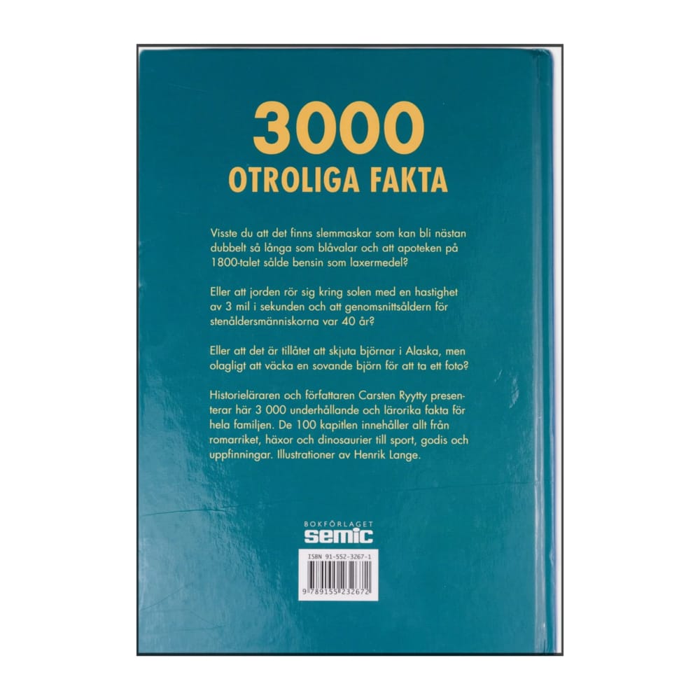 Carsten Ryytty: 3000 Otroliga Fakta