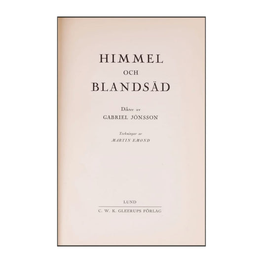 Gabriel Jönsson: Himmel Och Blandsäd