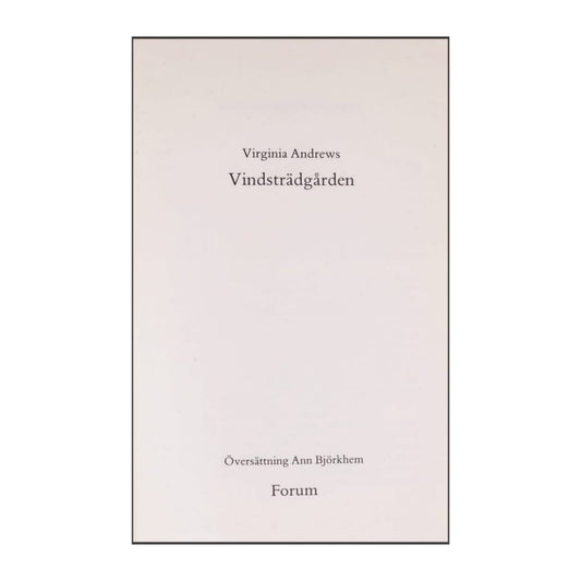 Virginia Andrews: Vindsträdgården