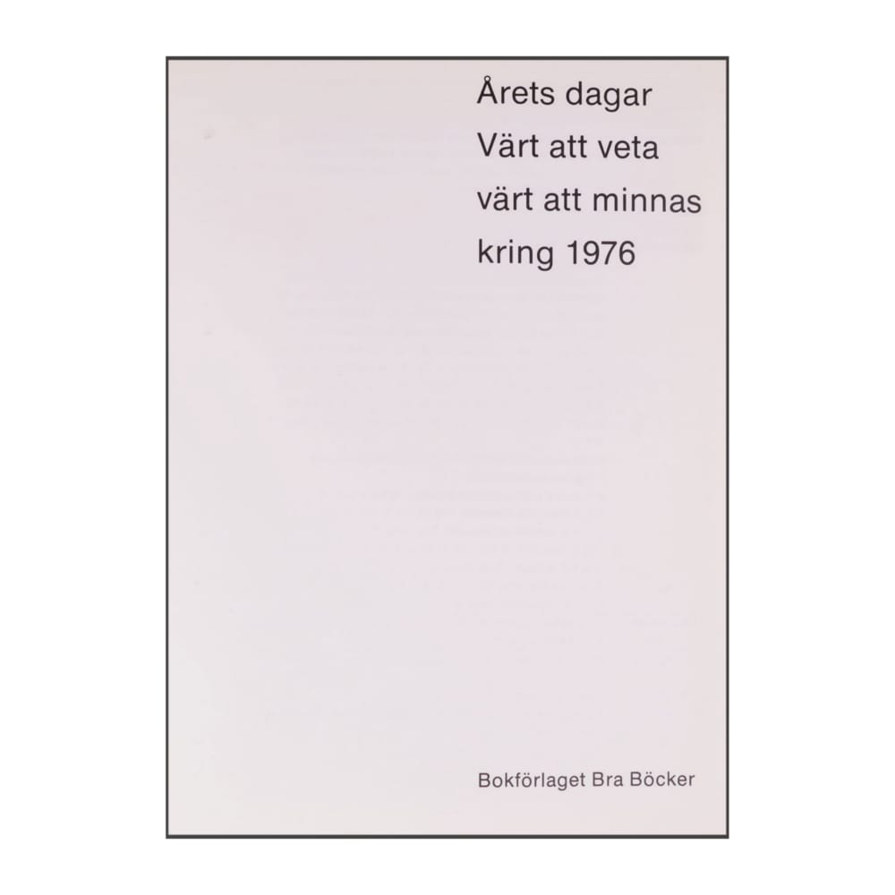 Årets Dagar 1976