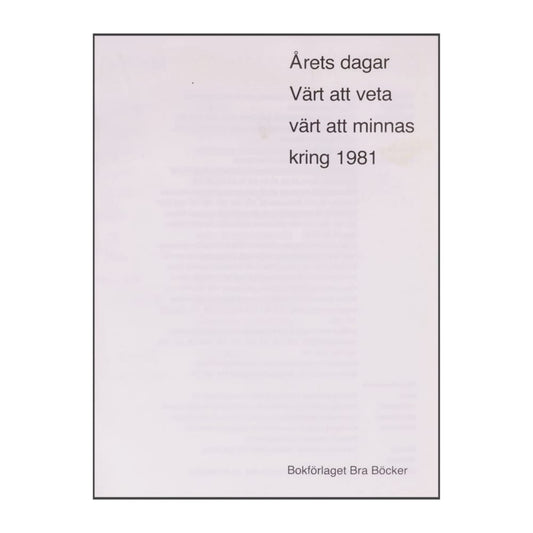 Årets Dagar 1981