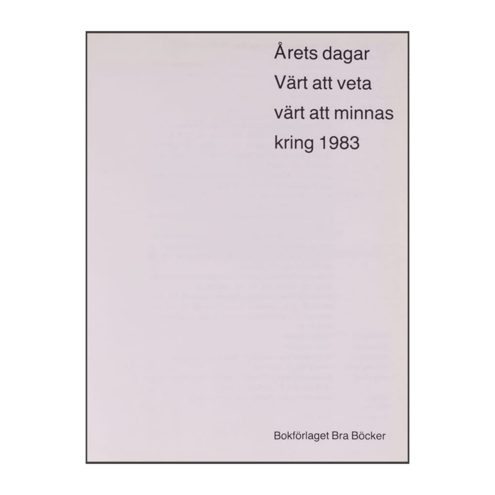 Årets Dagar 1983