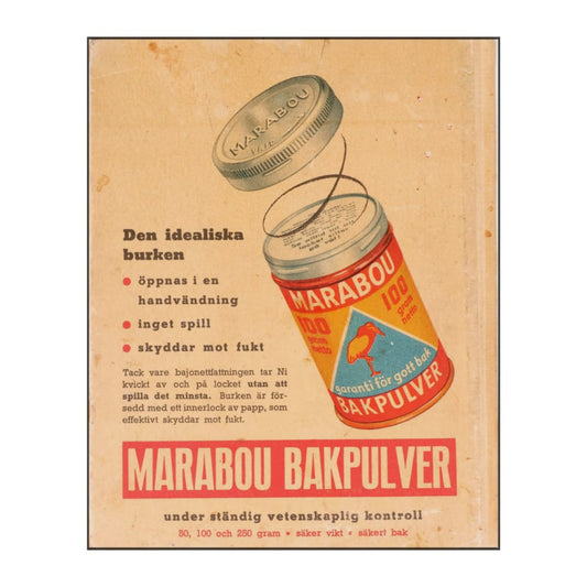 Modern Bakning Marabous Handbok I Bakpulverbak