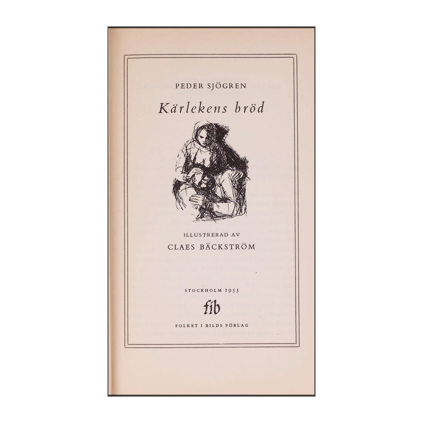 Peder Sjögren: Kärlekens Bröd