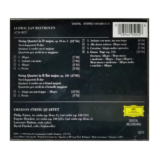 Beethoven & Emerson String Quartet