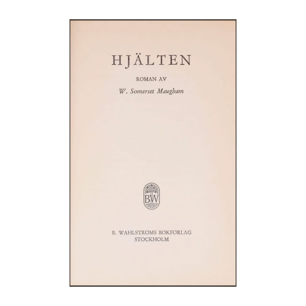 William Somerset Maugham: Hjälten
