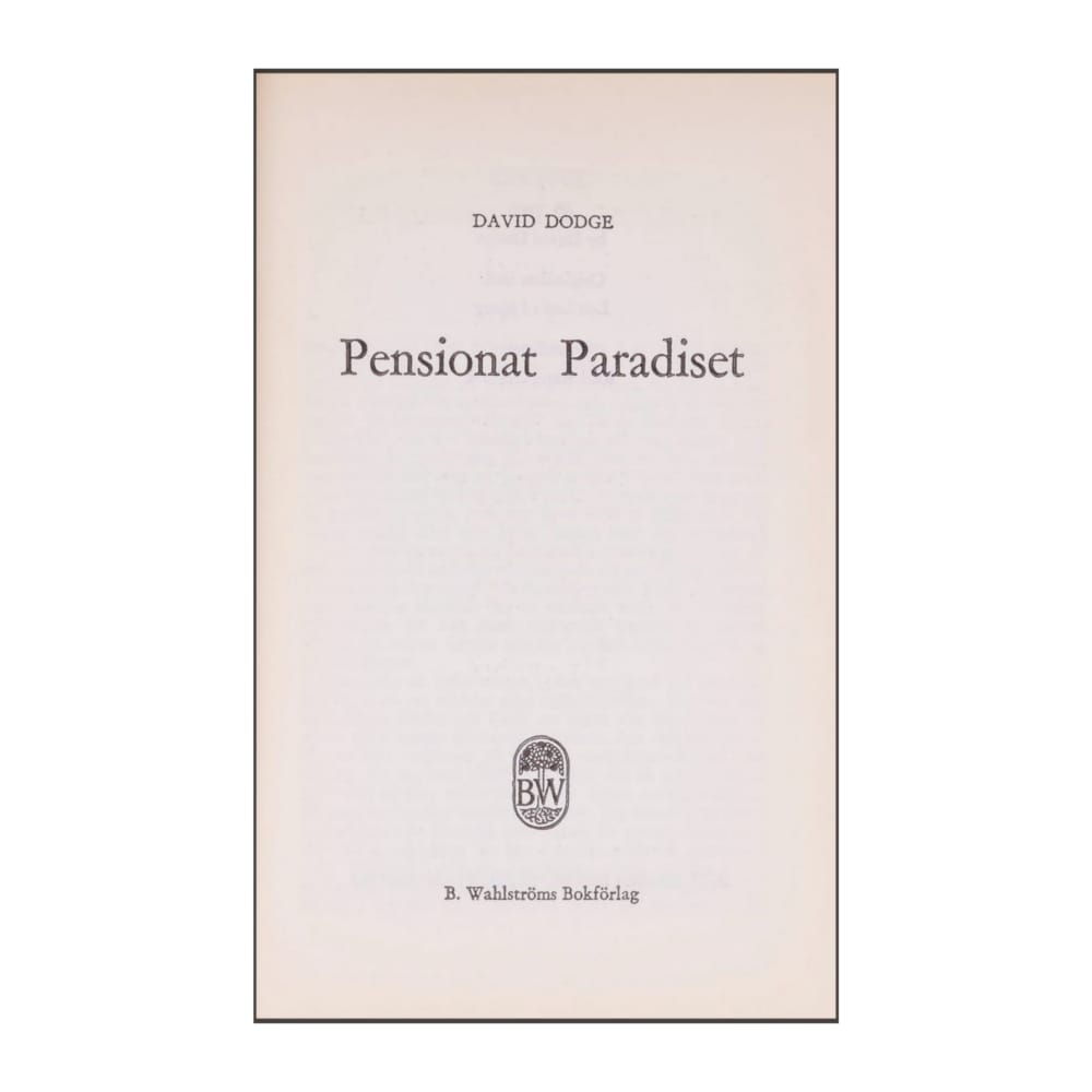 David Dodge: Pensionat Paradiset
