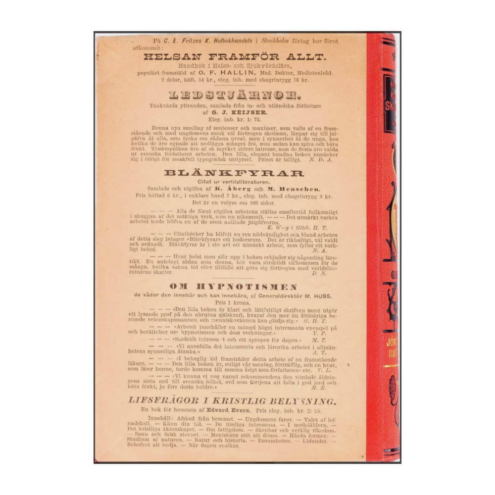 G. H. Mellin & H. Keyser: Historiskt Romantiska Skildringar Från Unionstiden