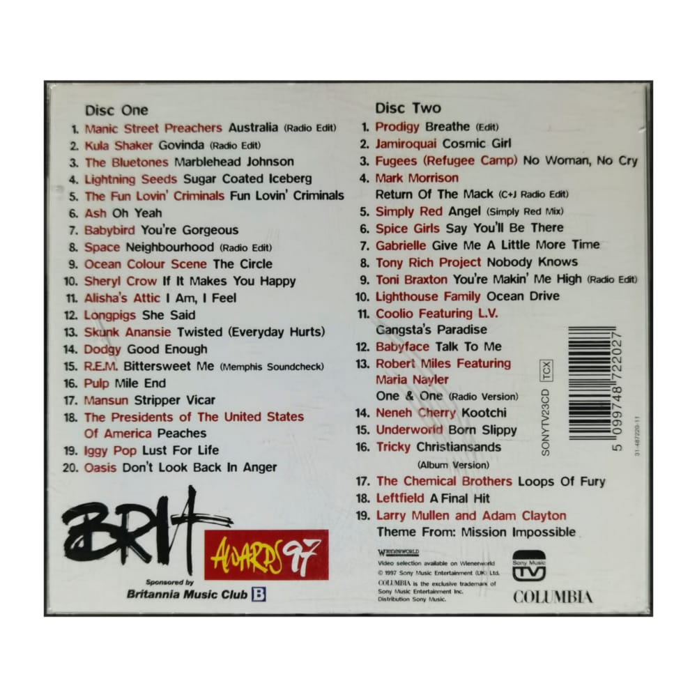 Brit Awards: The Album Of The Year 1997