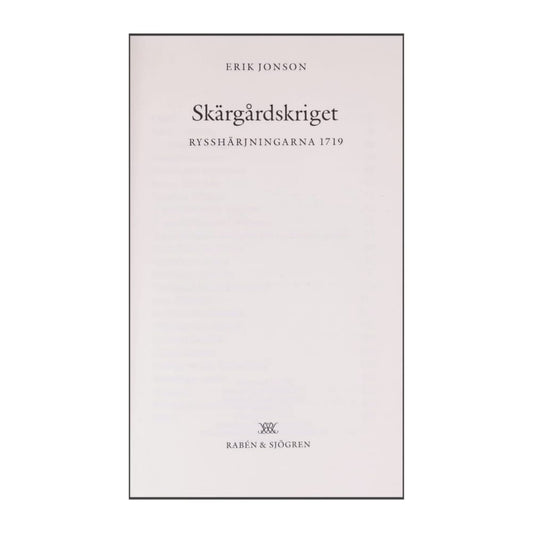 Erik Jonson: Skärgårdskriget