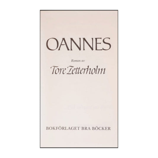Tore Zetterholm: Oannes