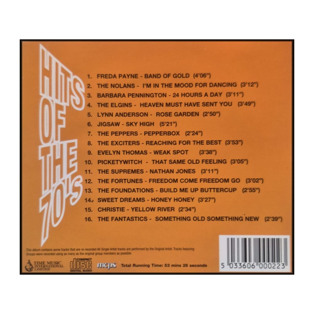 Hits Of The 1970S