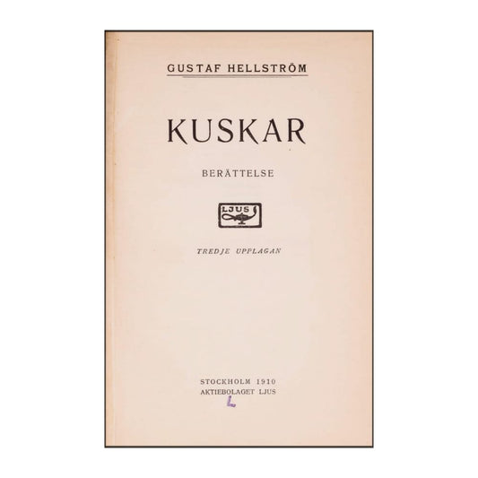 Gustaf Hellström: Kuskar