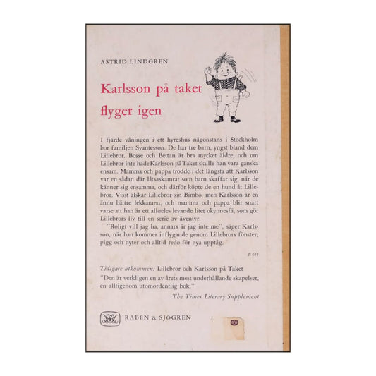 Astrid Lindgren: Karlsson På Taket Flyger Igen