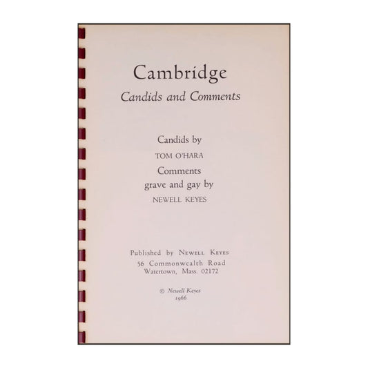Cambridge Candids And Comments