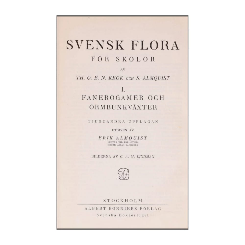 Svenska Flora För Skolor