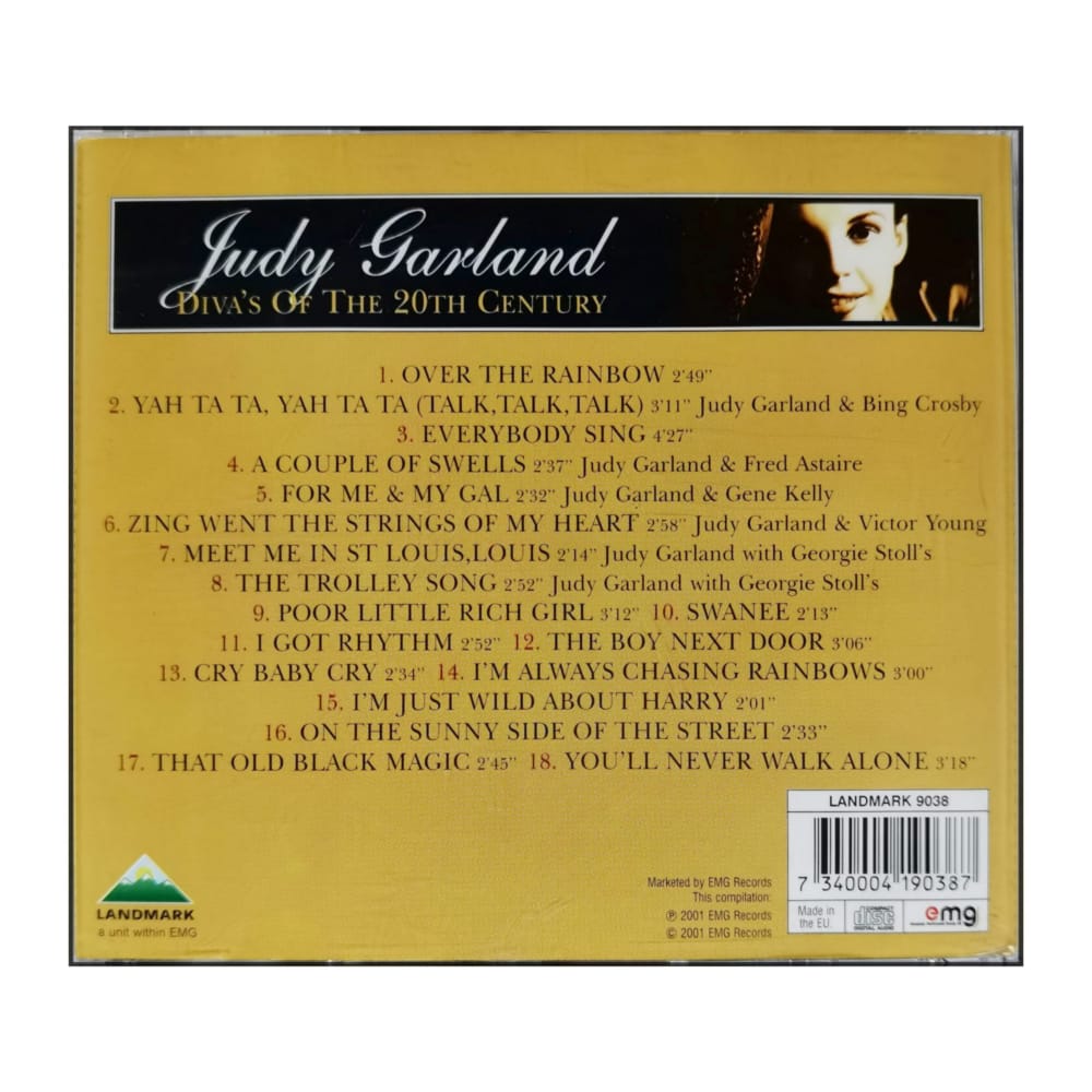 Judy Garland: Diva'S Of The 20Th Century