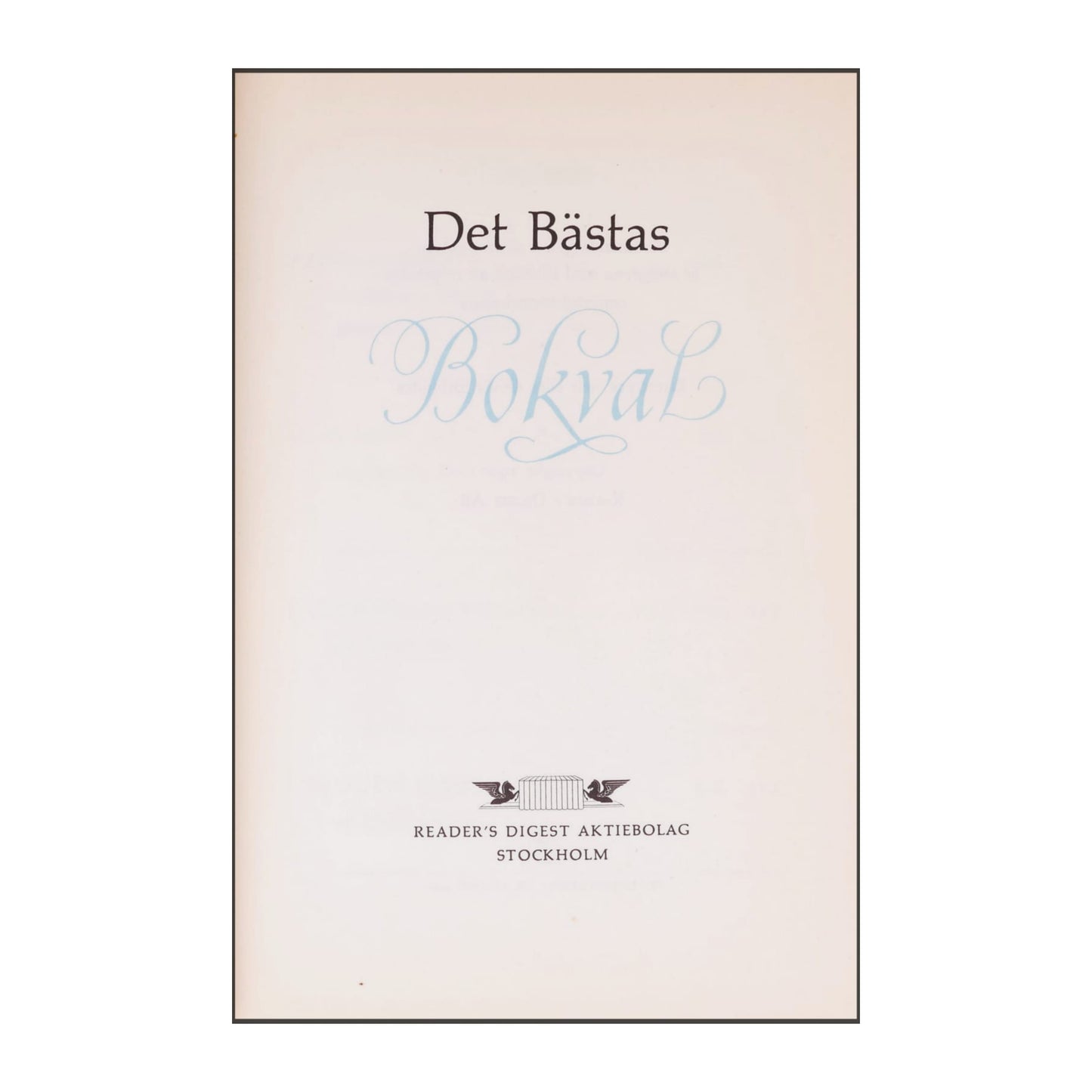 Det Bästas Bokval