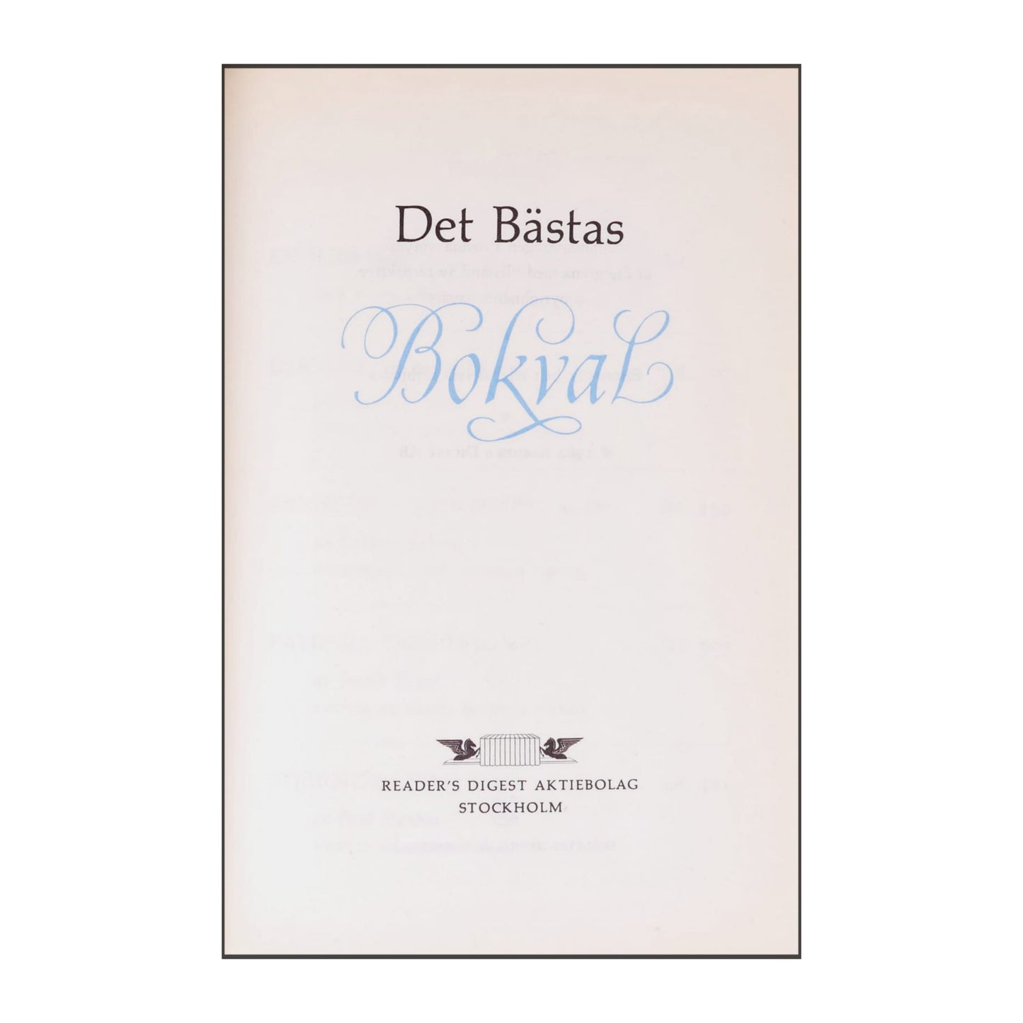 Det Bästas Bokval