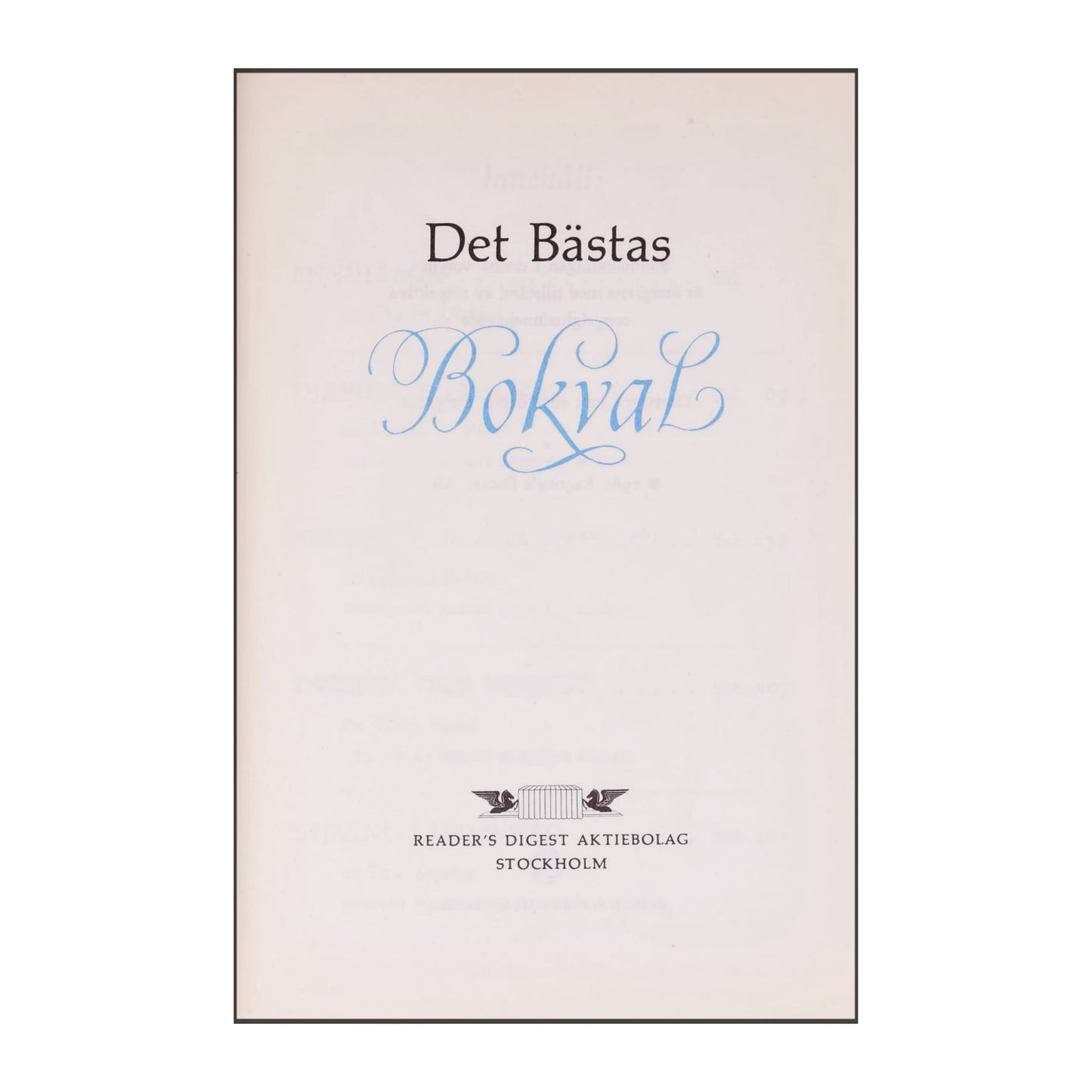 Det Bästas Bokval