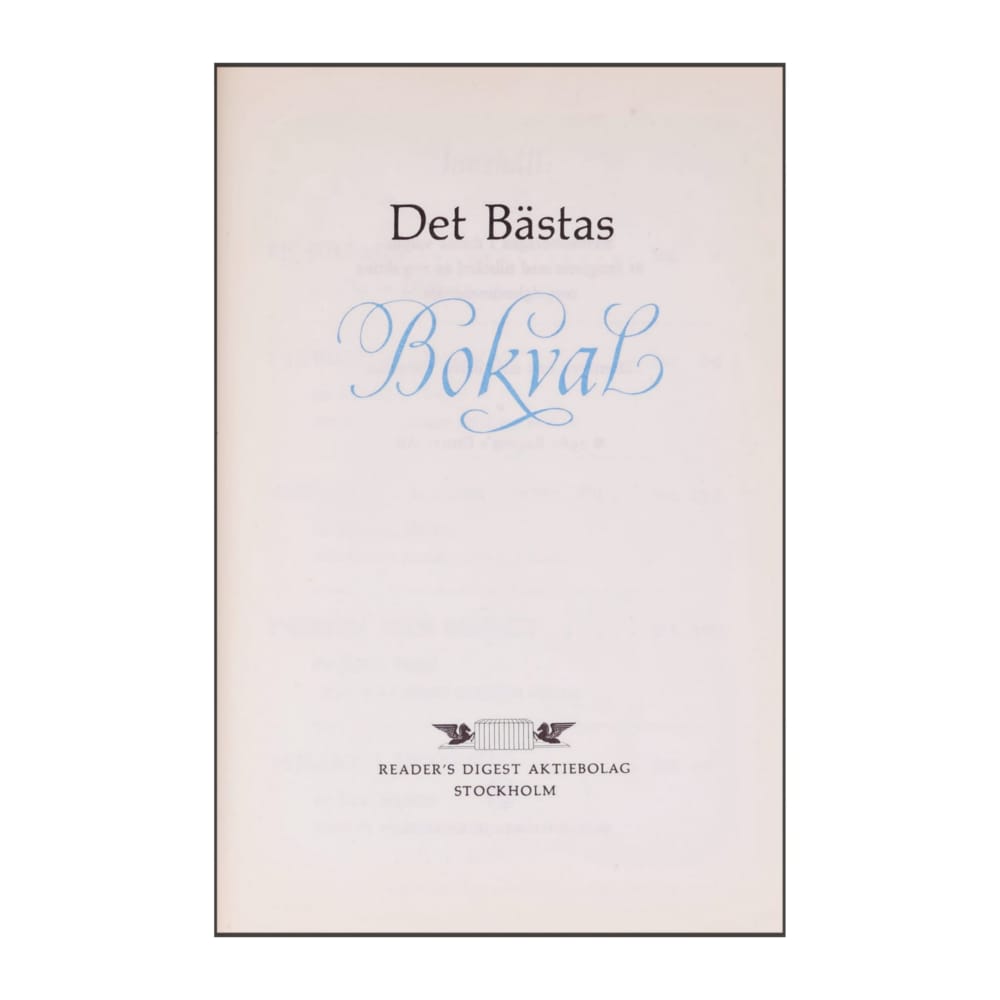 Det Bästas Bokval