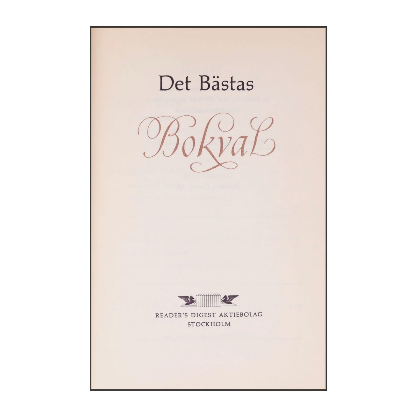 Det Bästas Bokval