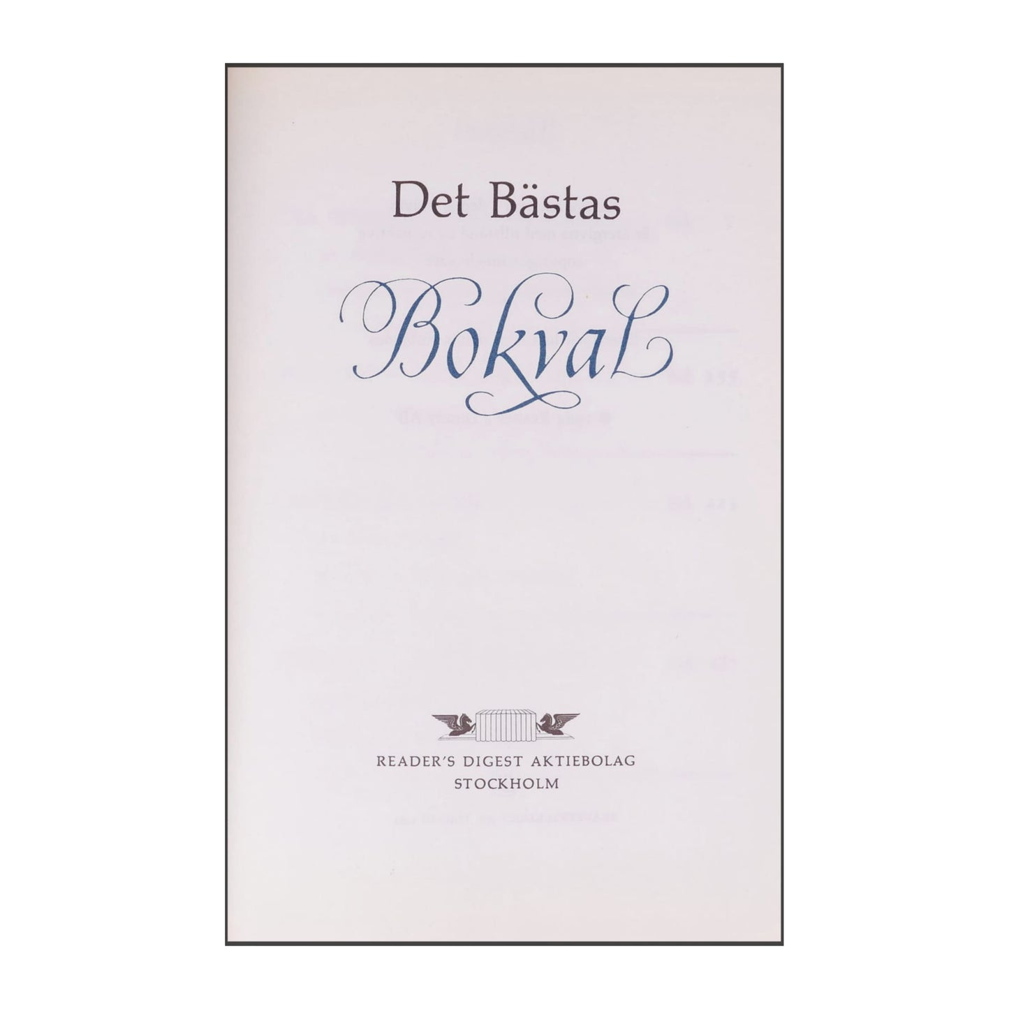 Det Bästas Bokval