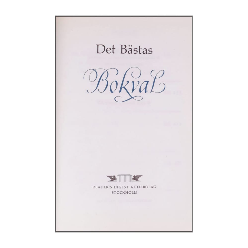 Det Bästas Bokval