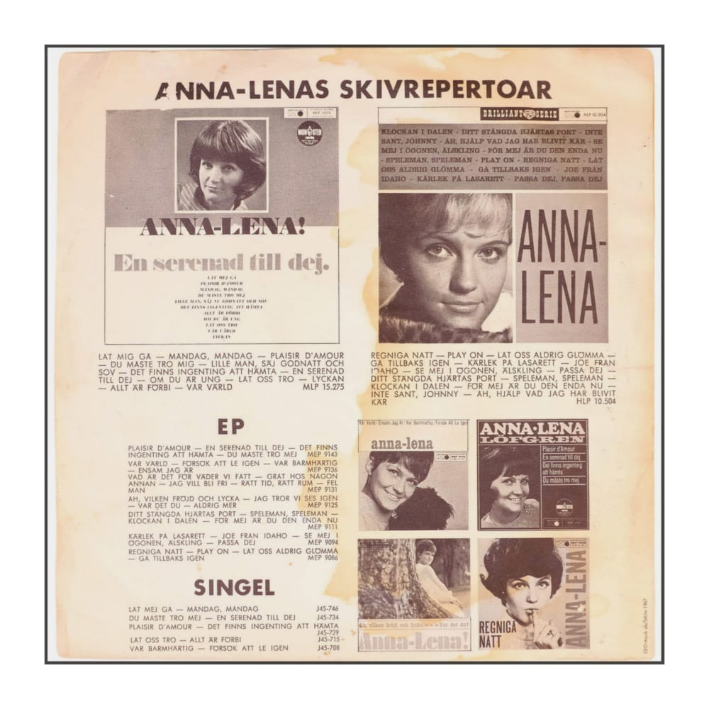 Anna-Lena Löfgren: Lyckliga Gatan