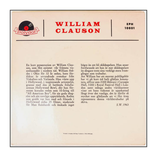 William Clauson: Fritiof Och Carmençita