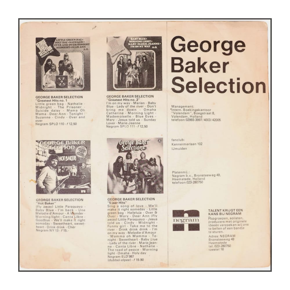 George Baker Selection: Paloma Blanca