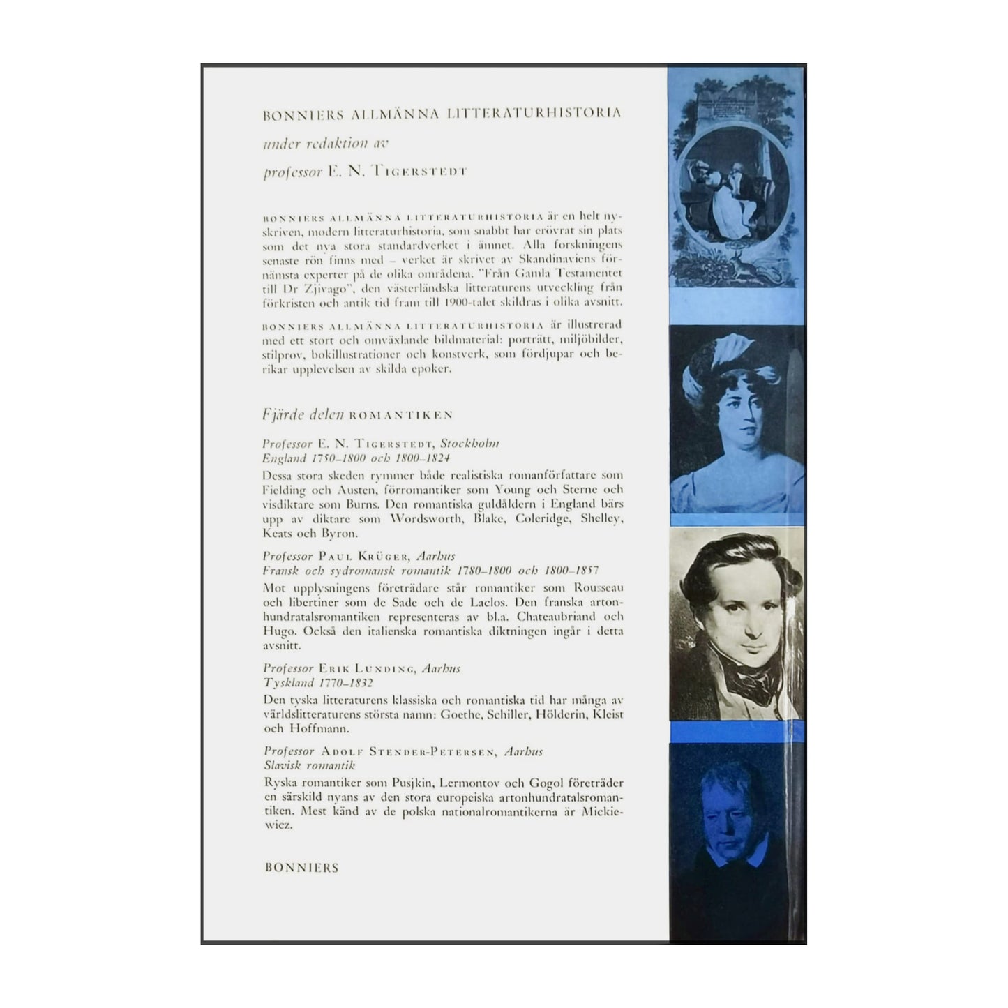 Bonniers Allmänna Litteraturhistoria: Romantiken