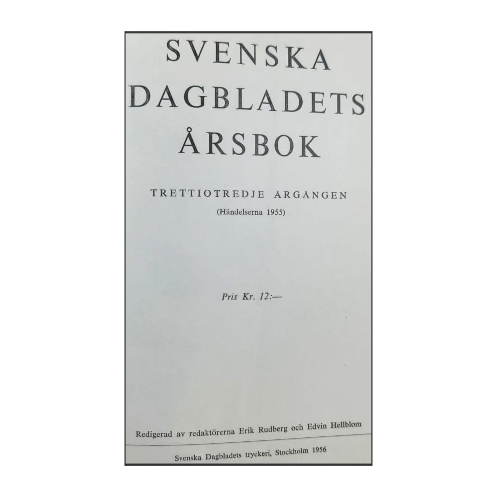 Svenska Dagbladets Årsbok 1955