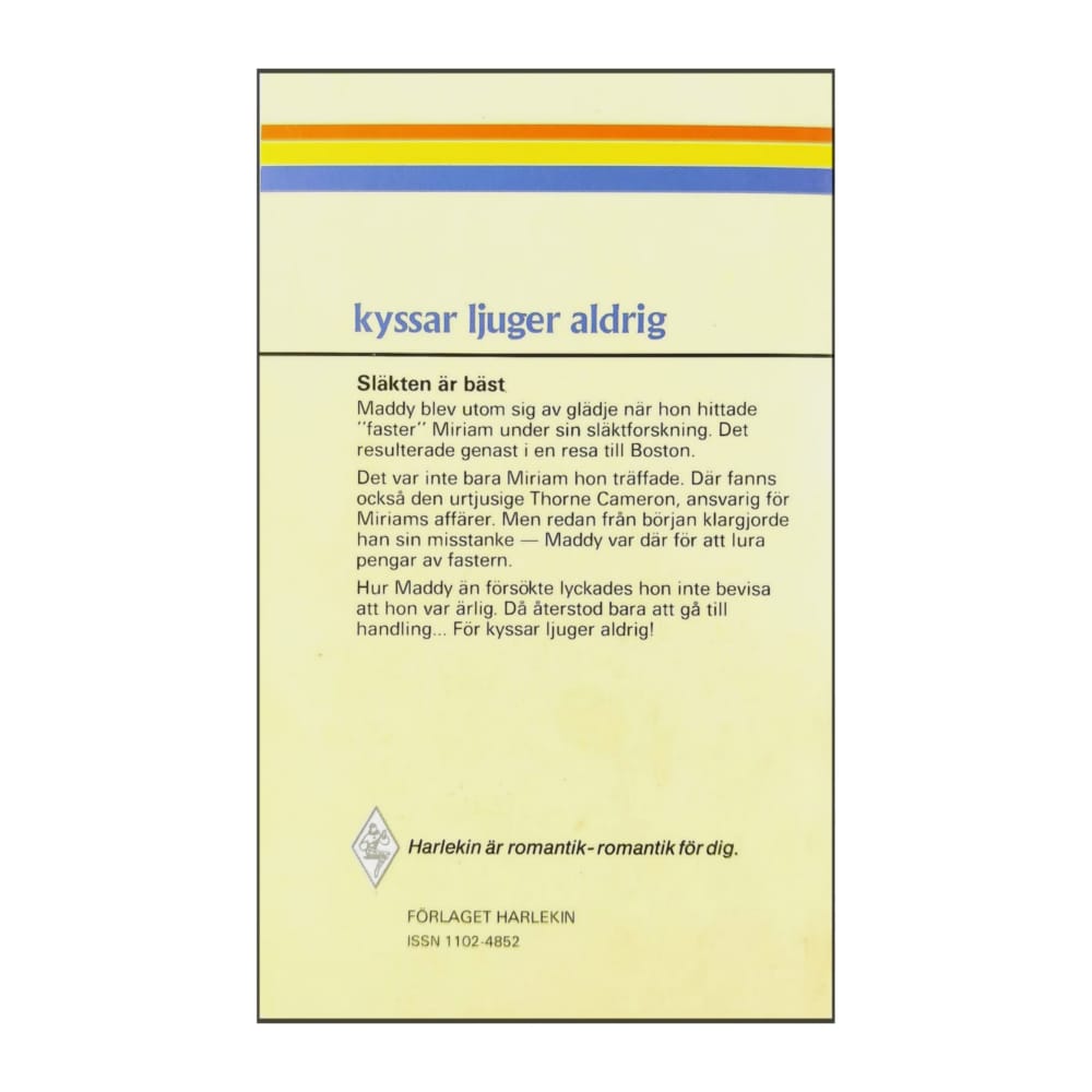 Virginia Hart: Kyssar Ljuger Aldrig