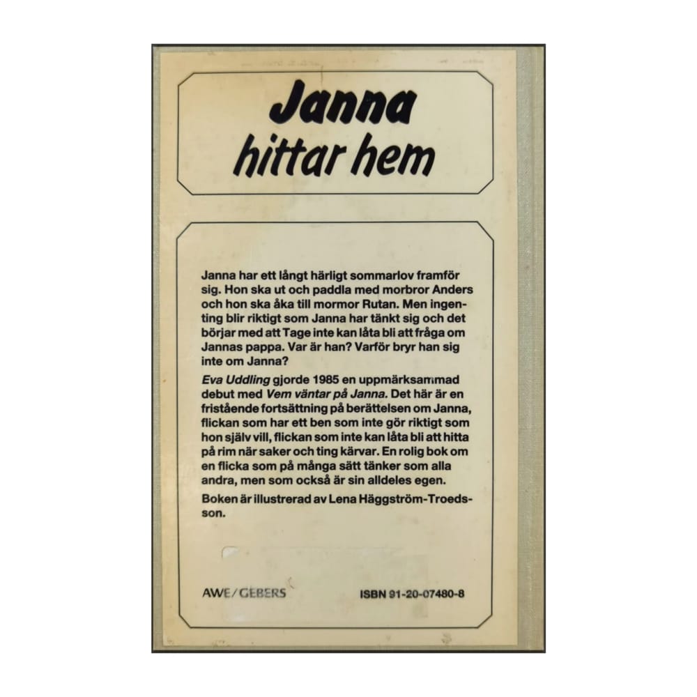 Eva Uddling: Janna Hittar Hem