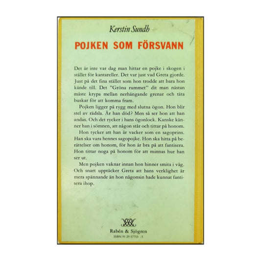 Kerstin Sundh: Pojken Som Försvann