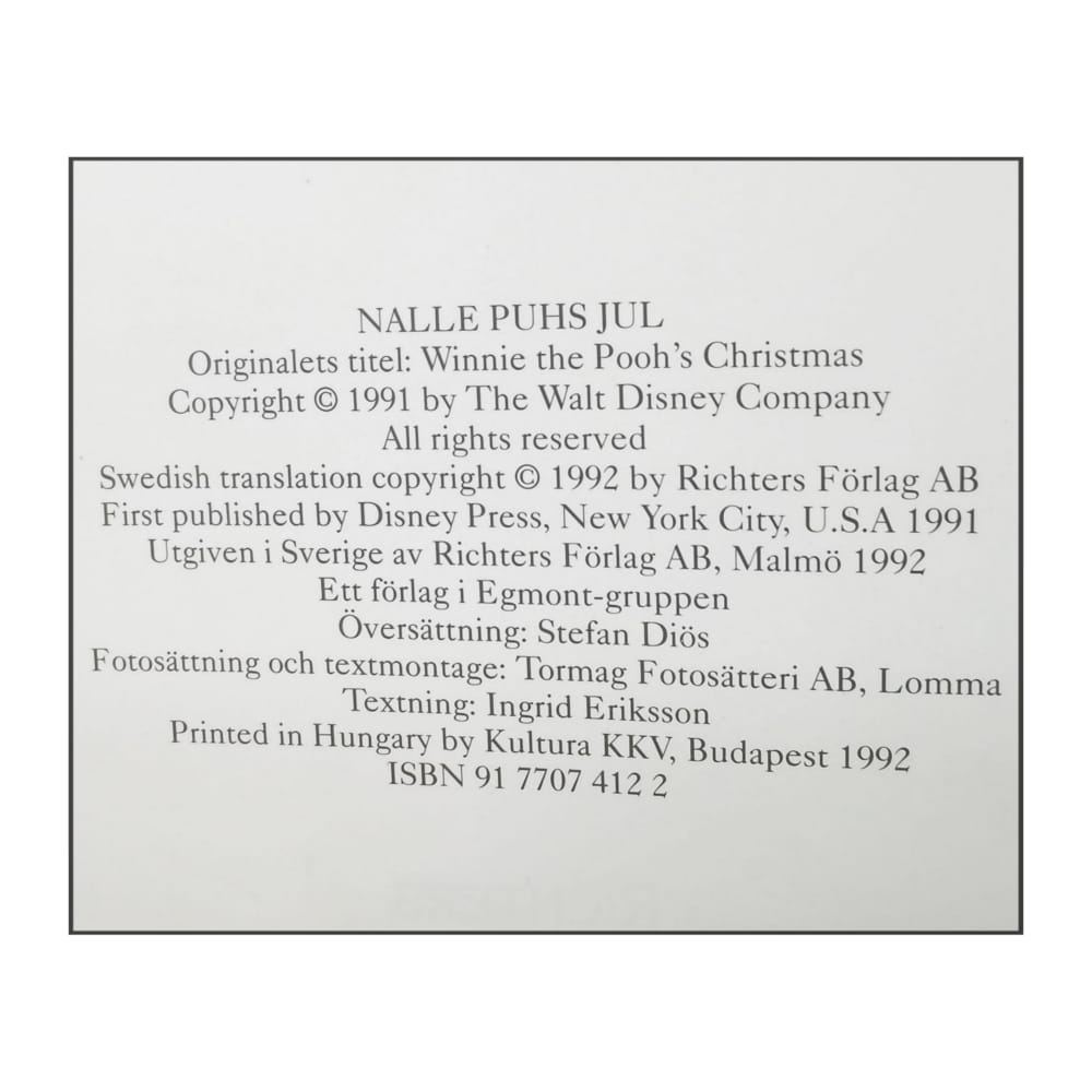 Bruce Talkington: Nalle Puhs Jul