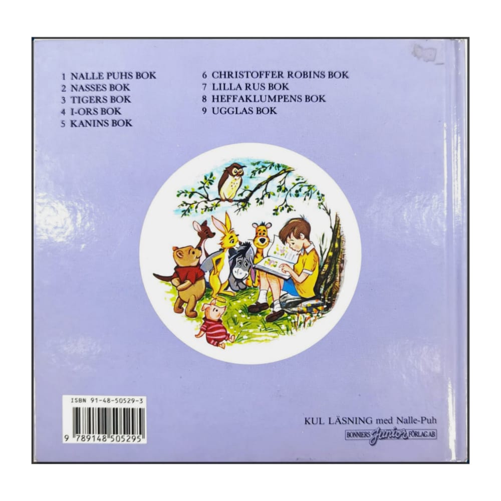 Nalle Puhs Kul Läsning 1: Nalle Puhs Bok