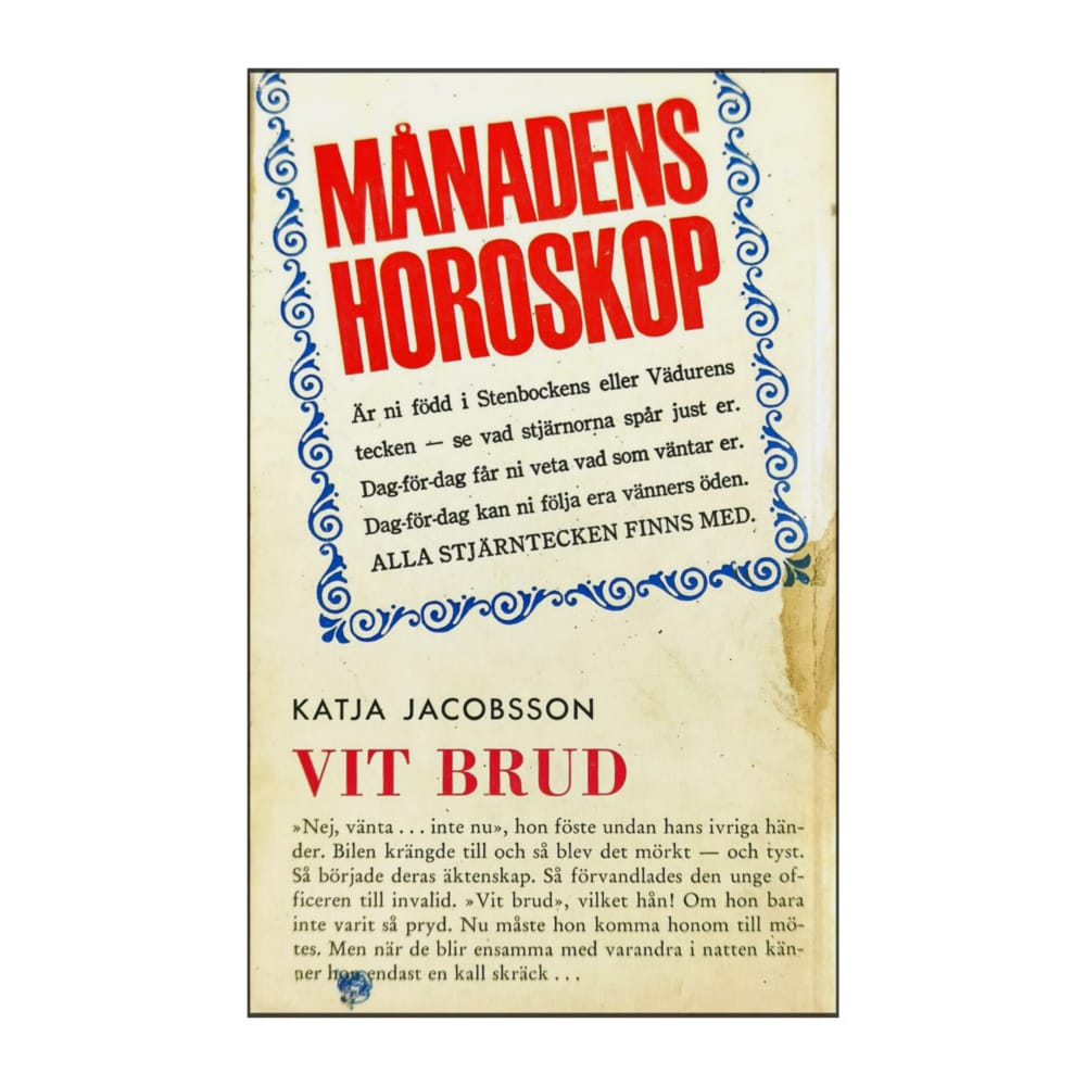 Katja Jacobsson: Vit Brud