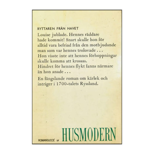 Nina Sander: Ryttaren Från Havet