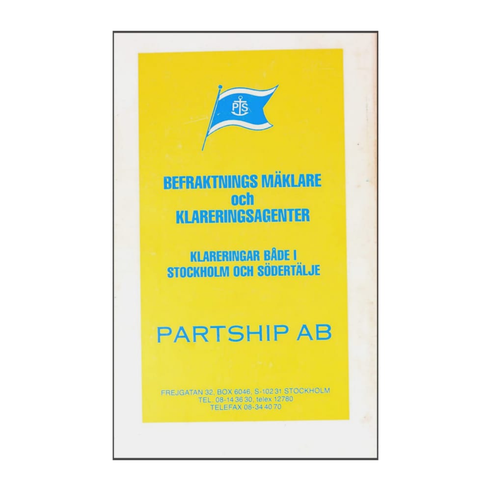 Svensk Illustrerad Skeppslista 1988