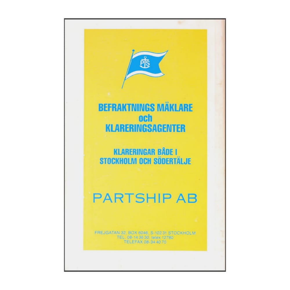 Svensk Illustrerad Skeppslista 1989
