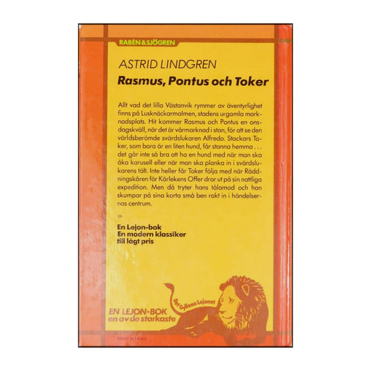 Astrid Lindgren: Rasmus Pontus Och Toker