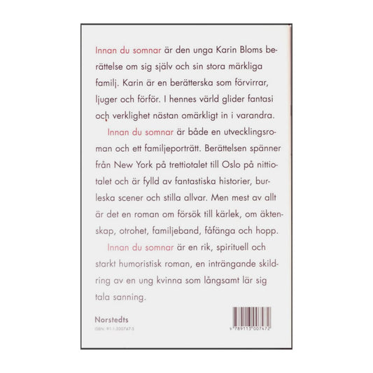 Linn Ullmann: Innan Du Somnar