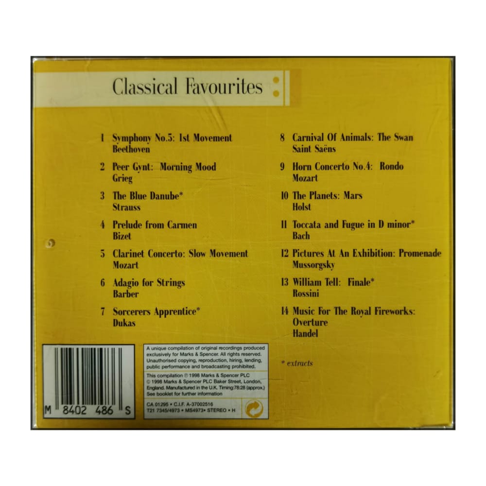 Classical Favourites